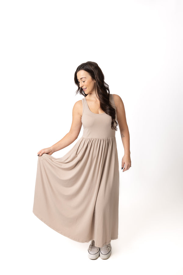 ladies bamboo tank dress - os & oakes