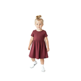 kids bamboo tee dress - os & oakes