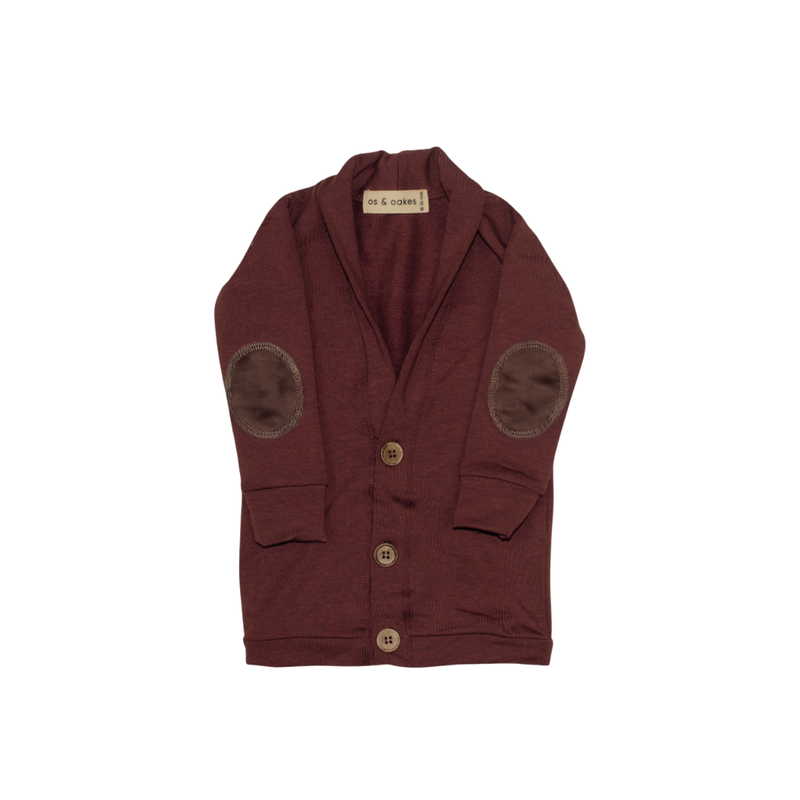kids bamboo cardi - os & oakes