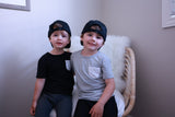 kids bamboo pocket tee