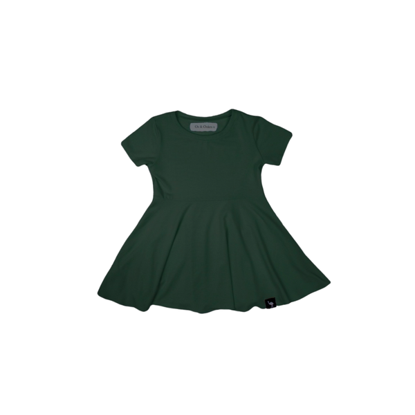 kids bamboo tee dress - os & oakes