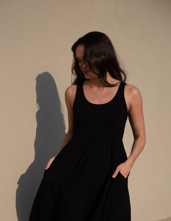 ladies bamboo tank dress - os & oakes