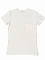 adult bamboo jersey pocket tee