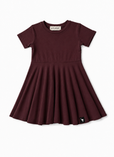 kids bamboo tee dress - os & oakes