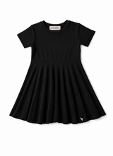 kids bamboo tee dress - os & oakes