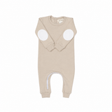 baby bamboo french terry romper - os & oakes