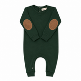 baby bamboo french terry romper - os & oakes