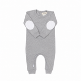 baby bamboo french terry romper - os & oakes