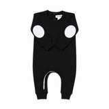 baby bamboo french terry romper - os & oakes