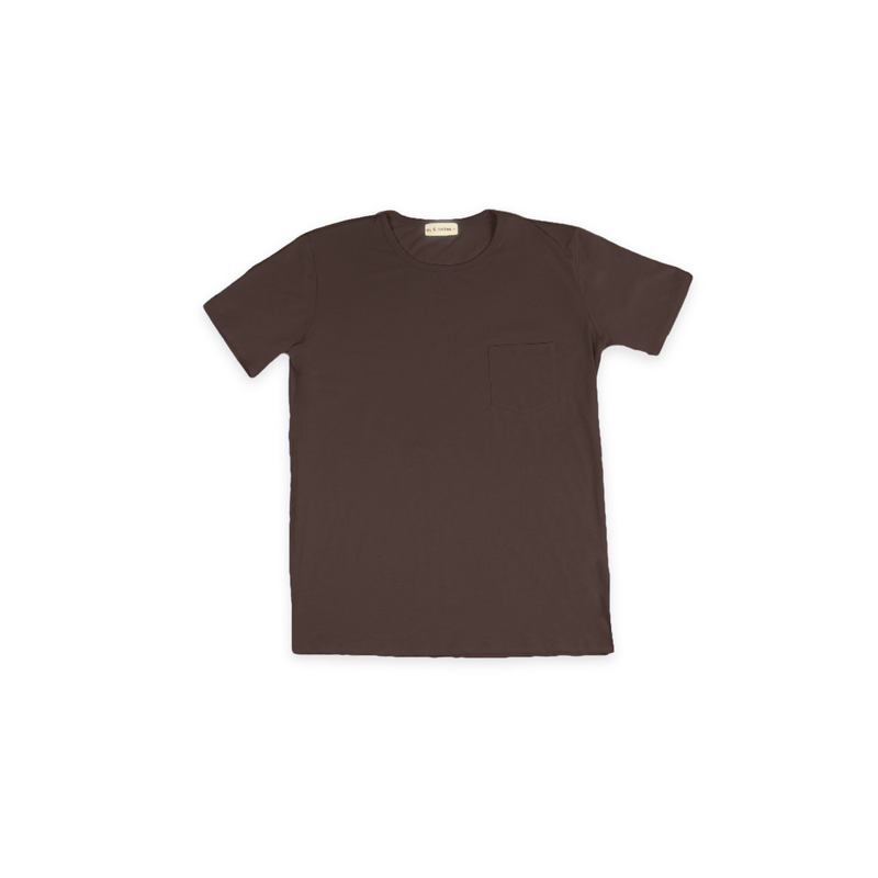adult bamboo pocket tee - os & oakes
