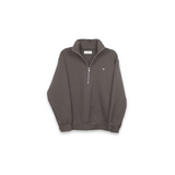 bamboo fleece half-zip (embroidered) - os & oakes