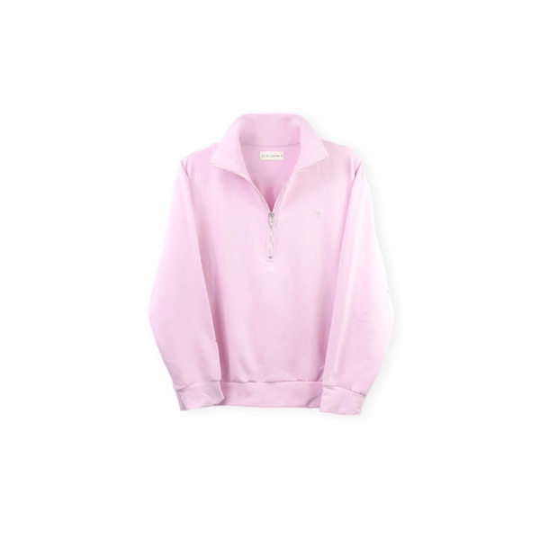 bamboo fleece half-zip (embroidered)