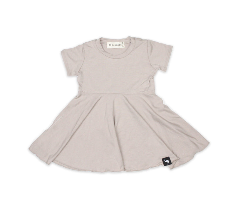 SALE kids bamboo tee dress - os & oakes