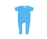 baby cotton short sleeve romper - os & oakes