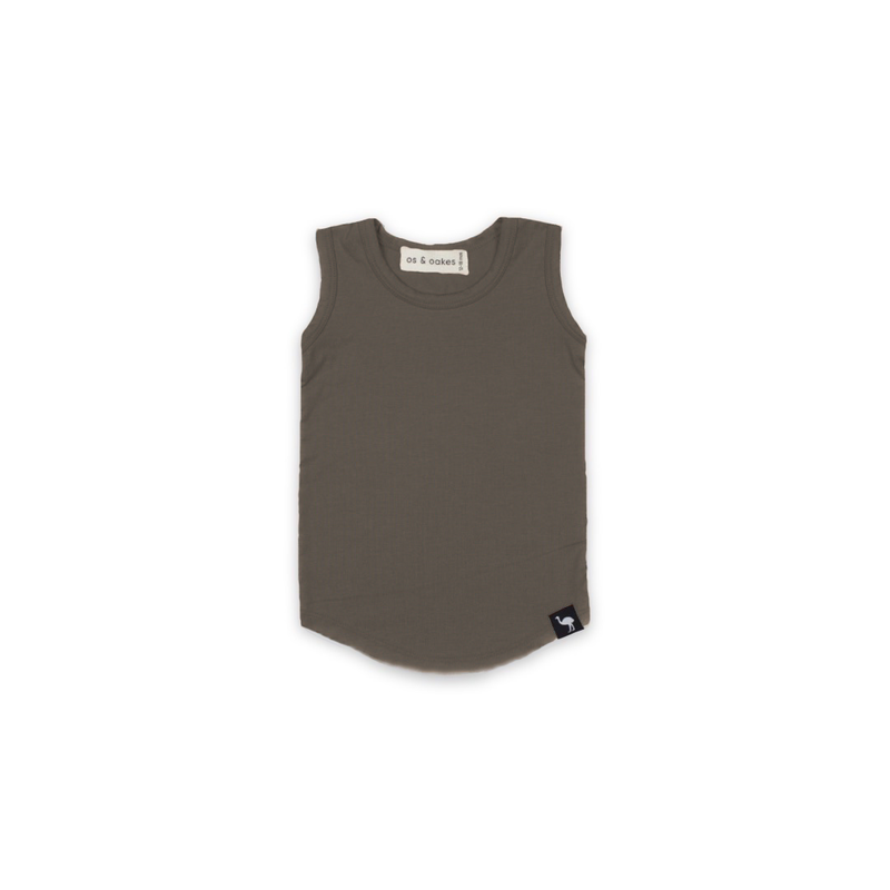 kids bamboo tank - os & oakes