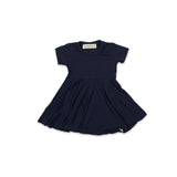 SS kids bamboo tee dress - os & oakes