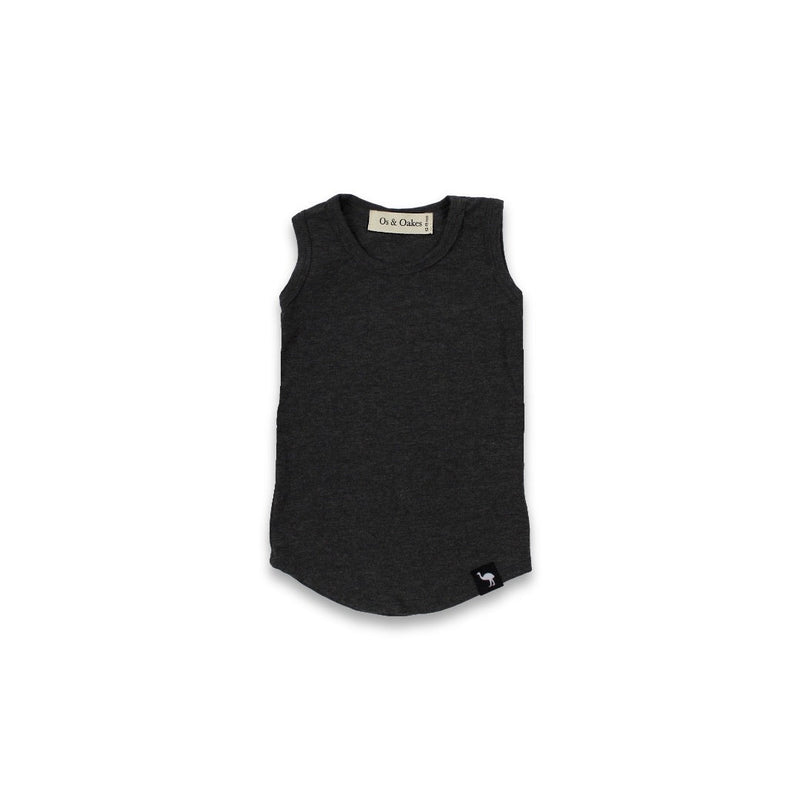 SS kids bamboo tank - os & oakes