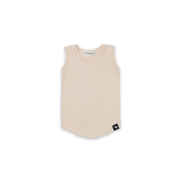 SS kids bamboo tank - os & oakes