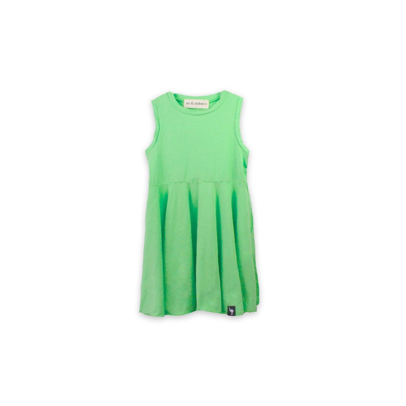 SS kids bamboo tank dress - os & oakes